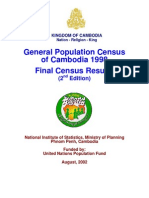 Cambodia Census Result 98