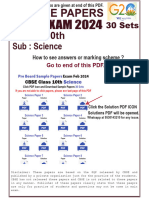 Pre-Board Papers With MS Science