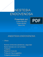 Anestesia Endovenosa