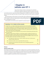 Answers For Chapter 2: How Organisations Use ICT 1: Questions 1 To 3 Relate To This Scenario