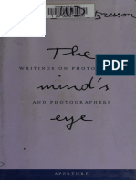 Henri Cartier-Bresson - The Mind's Eye - Writings On Photography and Photographers (2005, Aperture) - Libgen - Li