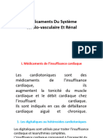 Chapitre 2 - Médicaments Du Système Cardio-Vasculaire Et Rénal