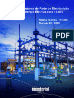 NT.00006.EQTL 02 NT.006.EQTL - .Normas e Qualidade Padrao de Estruturas de Redes de Distribuicao Aerea de Energia Eletrica para 15kV