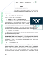 Chapitre Premier Leçon 1: Les Problemes Lexicaux: GROUPE ETIC - BTS1 - FRANCAIS - TOUTES FILIERES - V