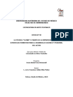 La Técnica Clown A Través de La Improvisación Una Estrategia Formativa para El Desarrollo Escénico y Personal Del Actor en Formación