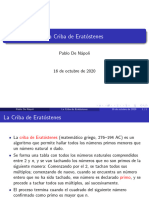 Clase-Criba de Eratostenes