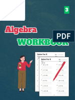 Algebra Workbook Level 3