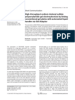 High Throughput Electrophoresis