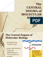 The Central Dogma of Molecular Biology