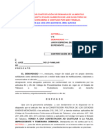 F 8 Contestacion de Demanda de Alimentos