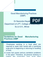 Good Manufacturing Practices (GMP)