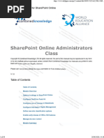 Managing Options For Sharepoint Online