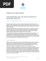 Site Response Analysis and Site-Specific Response Spectra