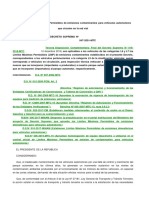 Decreto Supremo #047-2001-MTC