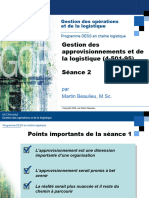 Gestion Des Appro Et Logistique