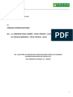 TSE - CCJE RelatÃ Rio de InspeÃ Ã o em Claraboias Com Vidros Quebrados - Predio CCJE RV 23-06-223