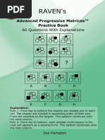 Ravens Advanced Progressive Matrices Practice Book IQ Test Previewinjaplus - Ir