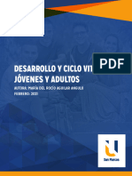 Desarrollo y Ciclo Vital Jóvenes y Adultos. Realizado en 2021 Por La Universidad de San Marcos, San José. CostaRica