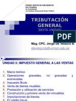 Tributación General: Sexta Unidad