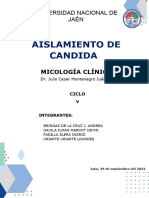 Aislamiento de Candida Albicans