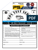 XI N.M. Minor Test - 12 Code - A Ans. & Sol. (06!03!2023)