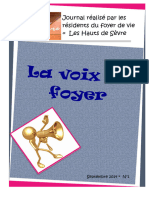 Journal Foyer de Vie Septembre 2014