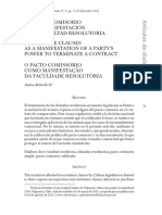 Andrea Botteselle (2011) - El Pacto Comisorio Como Manifestación de La Facultad Resolutoria, Pp. 71-103.