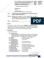 Informe N°022 - EVALUACION ADIC. Y DED. OBRA #01