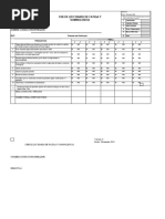 Check List Fatiga y Somnolencia