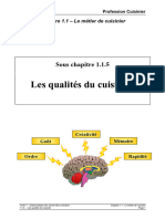 1.1.5 Les Qualités Du Cuisinier