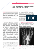 Wrist Arthrodesis With Femoral Head Structural.9