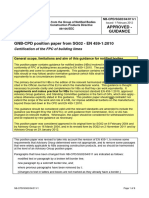 NB-CPD SG02 04 011r1 - Certification of The FPC of Building Limes To EN 459-1 2010