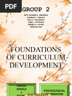 Foundation of Curriculum Development