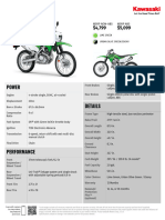 2022 klx230s Abs en Us Spec Sheet