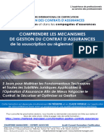 Formation Sur Les Contrats D'assurances