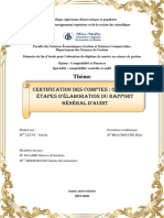 Certification Des Comptes