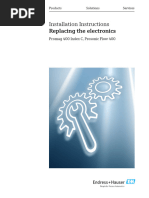 Replacing The Electronics - Endress+Hauser