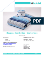 Hobbii Rayures Douillettes Couverture FR