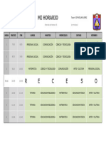 Horario de Clases Quito G