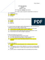 CJU 330 Criminology Mod 1 Comprehension Questions