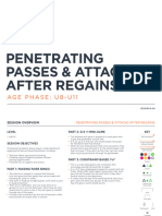 U8 U11 Penetrating Passes and Attacks After Regains