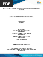 Fase 5 ANALIZAR UN SISTEMA DE COMUNICACION INDUSTRIAL CON PROTOCOLOS AVANZADOS - AVANCE 1