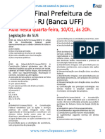 Revisão Final Prefeitura de Maricá-RJ (Banca UFF) - 187 Questões Comentadas