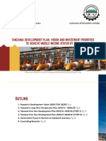 Tanzania Developemnt Plan Booklet