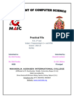 BSC 2nd Cmputer Practical File