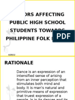 Factors Affecting Public High School Students Towards Philippine Power Point