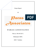 Project Report - Paras Associate