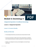 Module 5 Deontology II