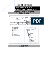 Exploration For Orogenic Gold Deposits - Summary