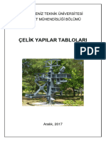 Çelik Yapılar Dersi Tabloları KTÜ